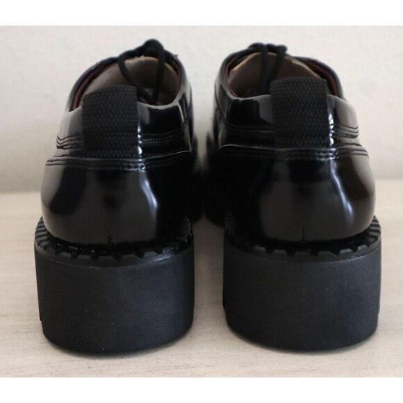 Franco Sarto Women's Sz 8M Black Synthetic L-Balinoxfrd Oxford Shoes - Picture 3 of 10